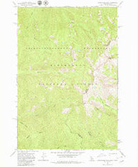Watchtower Peak Idaho Historical topographic map, 1:24000 scale, 7.5 X 7.5 Minute, Year 1966