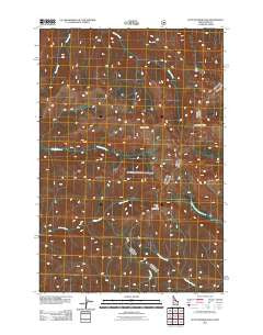 Watchtower Peak Idaho Historical topographic map, 1:24000 scale, 7.5 X 7.5 Minute, Year 2011