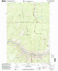 Waugh Mountain Idaho Historical topographic map, 1:24000 scale, 7.5 X 7.5 Minute, Year 1999