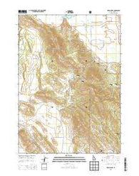Wayan West Idaho Current topographic map, 1:24000 scale, 7.5 X 7.5 Minute, Year 2013