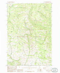 Weasel Gulch Idaho Historical topographic map, 1:24000 scale, 7.5 X 7.5 Minute, Year 1986