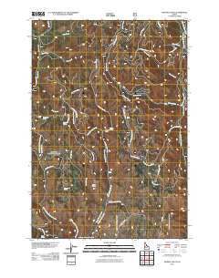 Weasel Gulch Idaho Historical topographic map, 1:24000 scale, 7.5 X 7.5 Minute, Year 2011