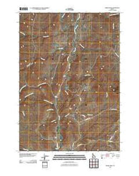 Webb Creek Idaho Historical topographic map, 1:24000 scale, 7.5 X 7.5 Minute, Year 2010
