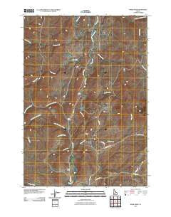 Webb Creek Idaho Historical topographic map, 1:24000 scale, 7.5 X 7.5 Minute, Year 2010