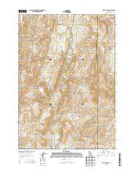 Webb Creek Idaho Current topographic map, 1:24000 scale, 7.5 X 7.5 Minute, Year 2013