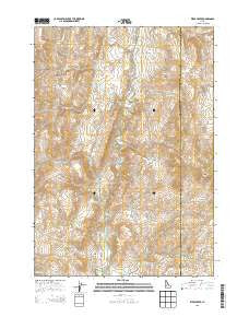 Webb Creek Idaho Current topographic map, 1:24000 scale, 7.5 X 7.5 Minute, Year 2013