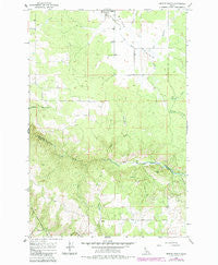 Weippe South Idaho Historical topographic map, 1:24000 scale, 7.5 X 7.5 Minute, Year 1966