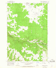 Weippe South Idaho Historical topographic map, 1:24000 scale, 7.5 X 7.5 Minute, Year 1966