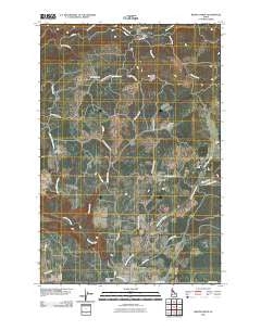 Weippe North Idaho Historical topographic map, 1:24000 scale, 7.5 X 7.5 Minute, Year 2010