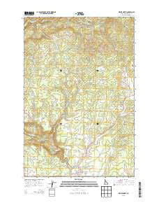 Weippe North Idaho Current topographic map, 1:24000 scale, 7.5 X 7.5 Minute, Year 2013