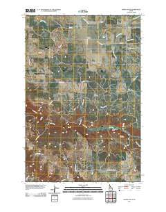 Weippe South Idaho Historical topographic map, 1:24000 scale, 7.5 X 7.5 Minute, Year 2011