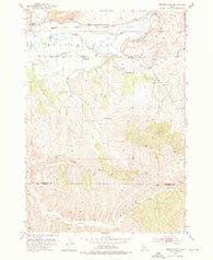 Weiser Cove Idaho Historical topographic map, 1:24000 scale, 7.5 X 7.5 Minute, Year 1952