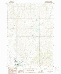 Weiser North Idaho Historical topographic map, 1:24000 scale, 7.5 X 7.5 Minute, Year 1987