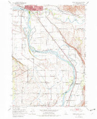 Weiser South Idaho Historical topographic map, 1:24000 scale, 7.5 X 7.5 Minute, Year 1951