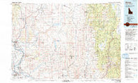 Weiser Idaho Historical topographic map, 1:100000 scale, 30 X 60 Minute, Year 1980