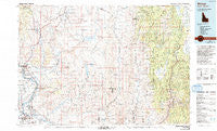 Weiser Idaho Historical topographic map, 1:100000 scale, 30 X 60 Minute, Year 1980