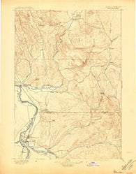 Weiser Idaho Historical topographic map, 1:125000 scale, 30 X 30 Minute, Year 1897