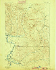 Weiser Idaho Historical topographic map, 1:125000 scale, 30 X 30 Minute, Year 1897