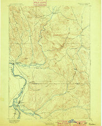 Weiser Idaho Historical topographic map, 1:125000 scale, 30 X 30 Minute, Year 1897