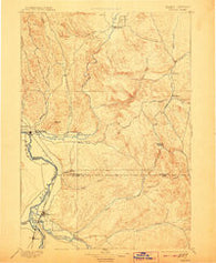 Weiser Idaho Historical topographic map, 1:125000 scale, 30 X 30 Minute, Year 1897