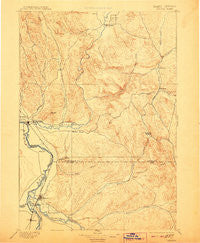 Weiser Idaho Historical topographic map, 1:125000 scale, 30 X 30 Minute, Year 1897