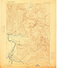 Weiser Idaho Historical topographic map, 1:125000 scale, 30 X 30 Minute, Year 1897