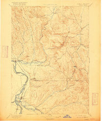 Weiser Idaho Historical topographic map, 1:125000 scale, 30 X 30 Minute, Year 1897