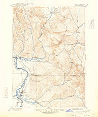 Weiser Idaho Historical topographic map, 1:125000 scale, 30 X 30 Minute, Year 1897