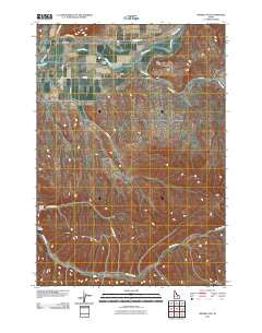 Weiser Cove Idaho Historical topographic map, 1:24000 scale, 7.5 X 7.5 Minute, Year 2010