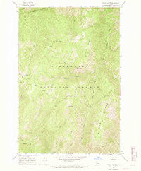 Weitas Butte Idaho Historical topographic map, 1:24000 scale, 7.5 X 7.5 Minute, Year 1966