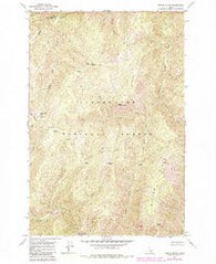 Weitas Butte Idaho Historical topographic map, 1:24000 scale, 7.5 X 7.5 Minute, Year 1966