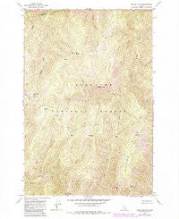 Weitas Butte Idaho Historical topographic map, 1:24000 scale, 7.5 X 7.5 Minute, Year 1966