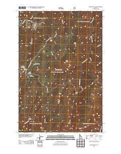 Weitas Butte Idaho Historical topographic map, 1:24000 scale, 7.5 X 7.5 Minute, Year 2011