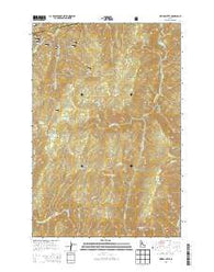 Weitas Butte Idaho Current topographic map, 1:24000 scale, 7.5 X 7.5 Minute, Year 2013