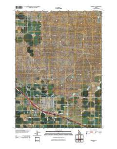 Wendell Idaho Historical topographic map, 1:24000 scale, 7.5 X 7.5 Minute, Year 2010