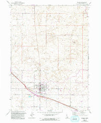 Wendell Idaho Historical topographic map, 1:24000 scale, 7.5 X 7.5 Minute, Year 1971