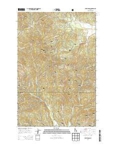 West Dennis Idaho Current topographic map, 1:24000 scale, 7.5 X 7.5 Minute, Year 2014