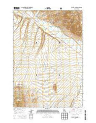 West of Leadore Idaho Current topographic map, 1:24000 scale, 7.5 X 7.5 Minute, Year 2013