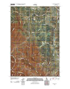 Westlake Idaho Historical topographic map, 1:24000 scale, 7.5 X 7.5 Minute, Year 2010