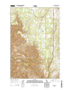 Westlake Idaho Current topographic map, 1:24000 scale, 7.5 X 7.5 Minute, Year 2013