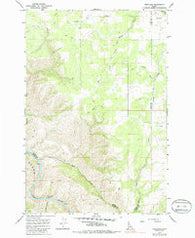 Westlake Idaho Historical topographic map, 1:24000 scale, 7.5 X 7.5 Minute, Year 1967