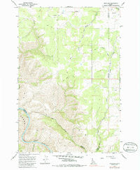 Westlake Idaho Historical topographic map, 1:24000 scale, 7.5 X 7.5 Minute, Year 1967