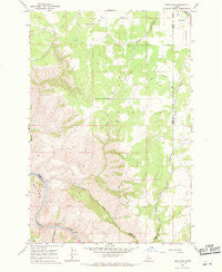 Westlake Idaho Historical topographic map, 1:24000 scale, 7.5 X 7.5 Minute, Year 1967