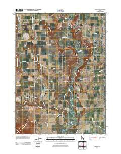 Weston Idaho Historical topographic map, 1:24000 scale, 7.5 X 7.5 Minute, Year 2011
