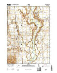 Weston Idaho Current topographic map, 1:24000 scale, 7.5 X 7.5 Minute, Year 2013
