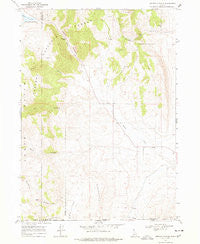 Weston Canyon Idaho Historical topographic map, 1:24000 scale, 7.5 X 7.5 Minute, Year 1968