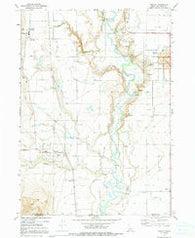 Weston Idaho Historical topographic map, 1:24000 scale, 7.5 X 7.5 Minute, Year 1969