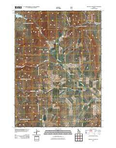 Weston Canyon Idaho Historical topographic map, 1:24000 scale, 7.5 X 7.5 Minute, Year 2011
