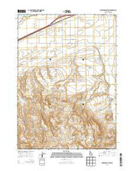 Wheatgrass Bench Idaho Current topographic map, 1:24000 scale, 7.5 X 7.5 Minute, Year 2013