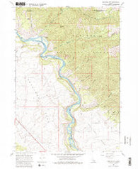 Wheaton Mountain Idaho Historical topographic map, 1:24000 scale, 7.5 X 7.5 Minute, Year 1966